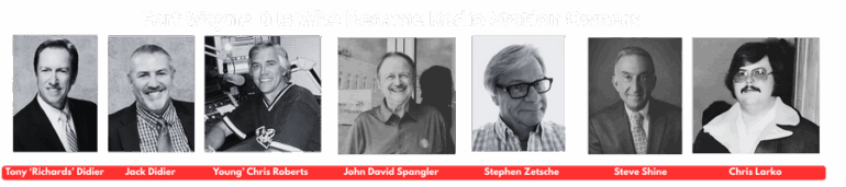Tony Didier, Jack Didier, John David Spangler, Steve Shine, Stephen Zetsche, Chris Larko